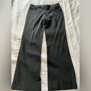 Black Straight-Leg Trousers
